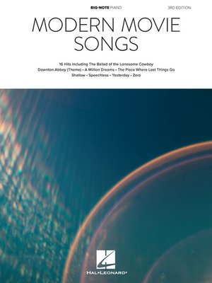cover image of Modern Movie Songs